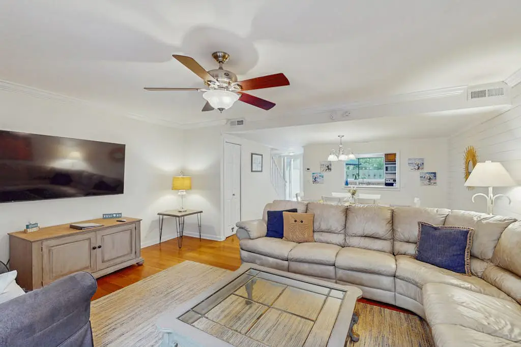 Dog-Friendly Condo w/ Fast WiFi, a Patio, & Shared Pool - Walk to the Beach