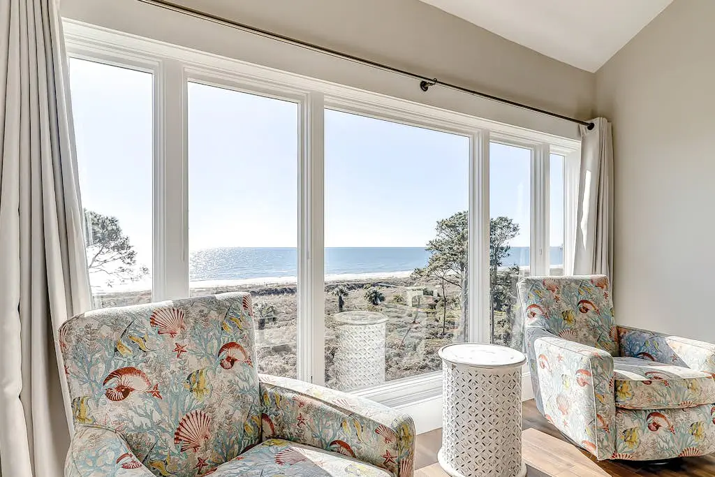 Newly-renovated ocean front condo on the 5th floor with a private balcony