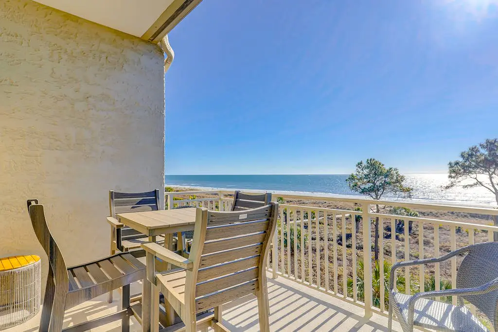 Newly-renovated ocean front condo on the 5th floor with a private balcony