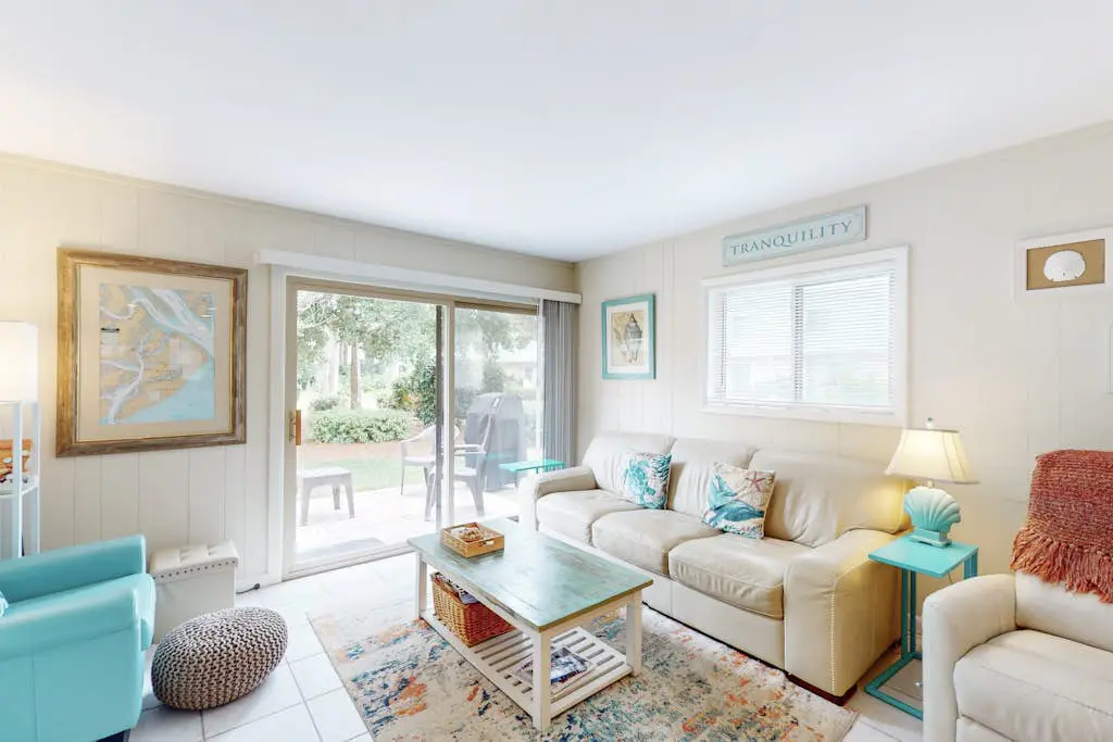Hilton Head Cabanas condo with patio & on site pool  walk to beach & Coligny