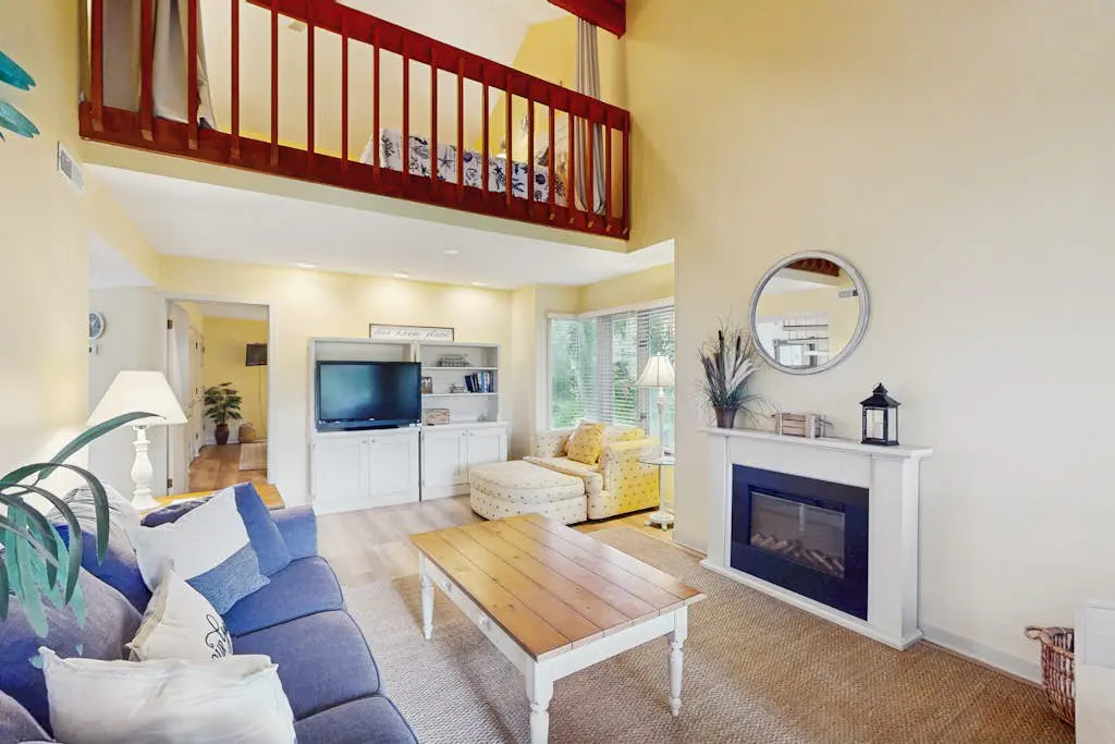 Villa with saltwater pool, golf, firepit, hot tub, & private beach access