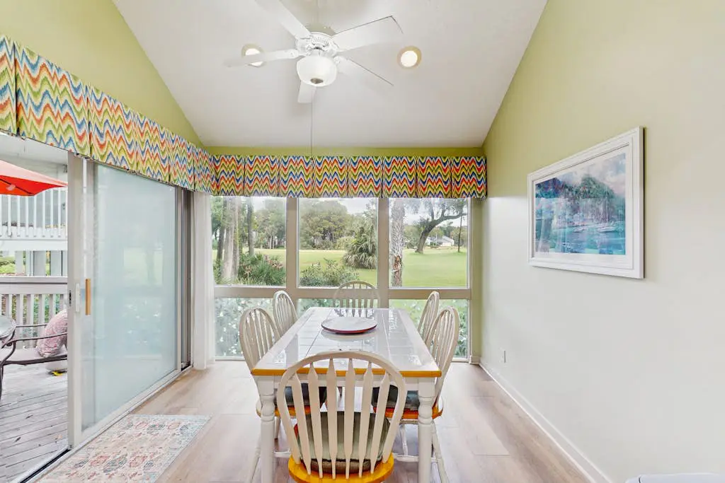 Villa with saltwater pool, golf, firepit, hot tub, & private beach access
