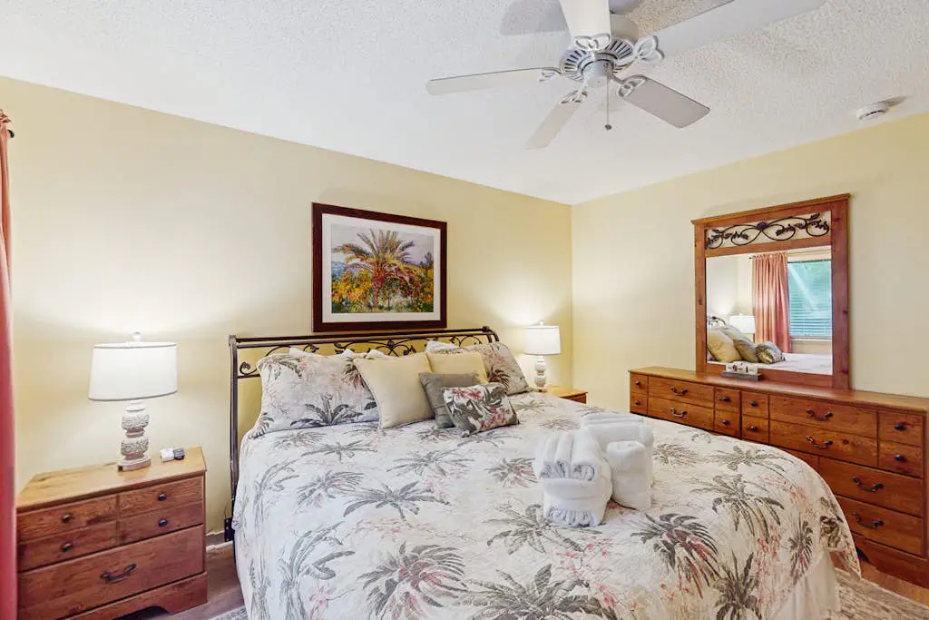 Villa with saltwater pool, golf, firepit, hot tub, & private beach access