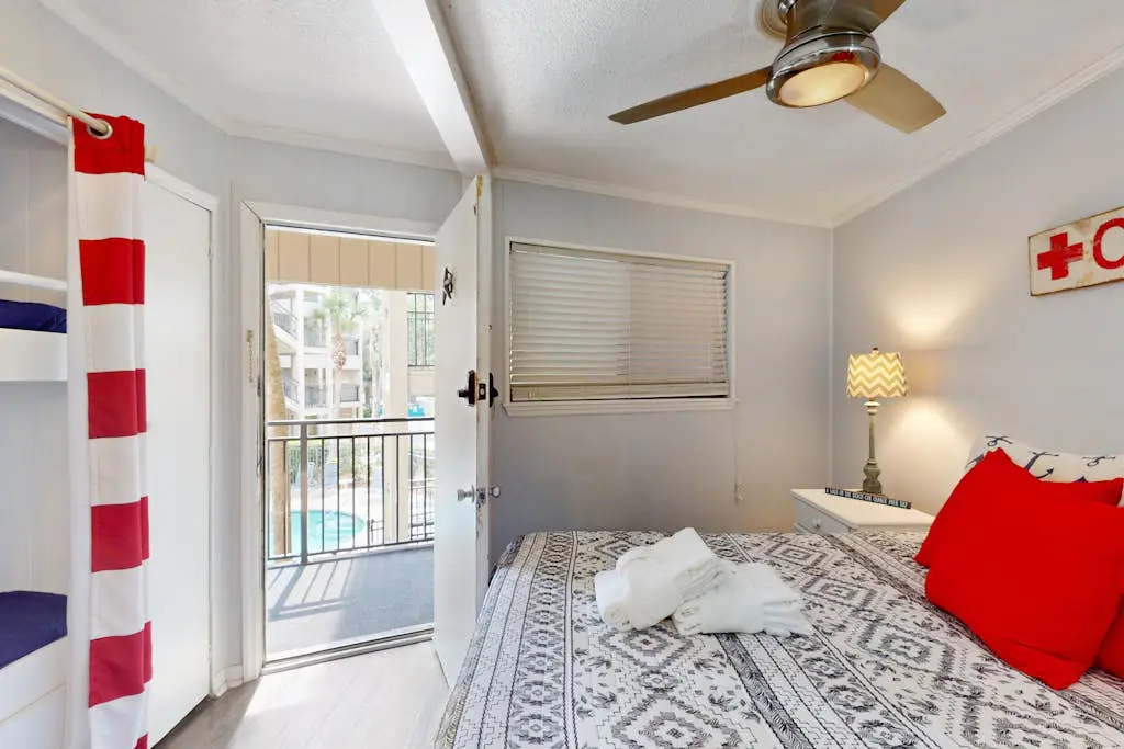 Updated Condo with Fast WiFi, Shared Pool, Balcony & Central AC - Walk to Beach