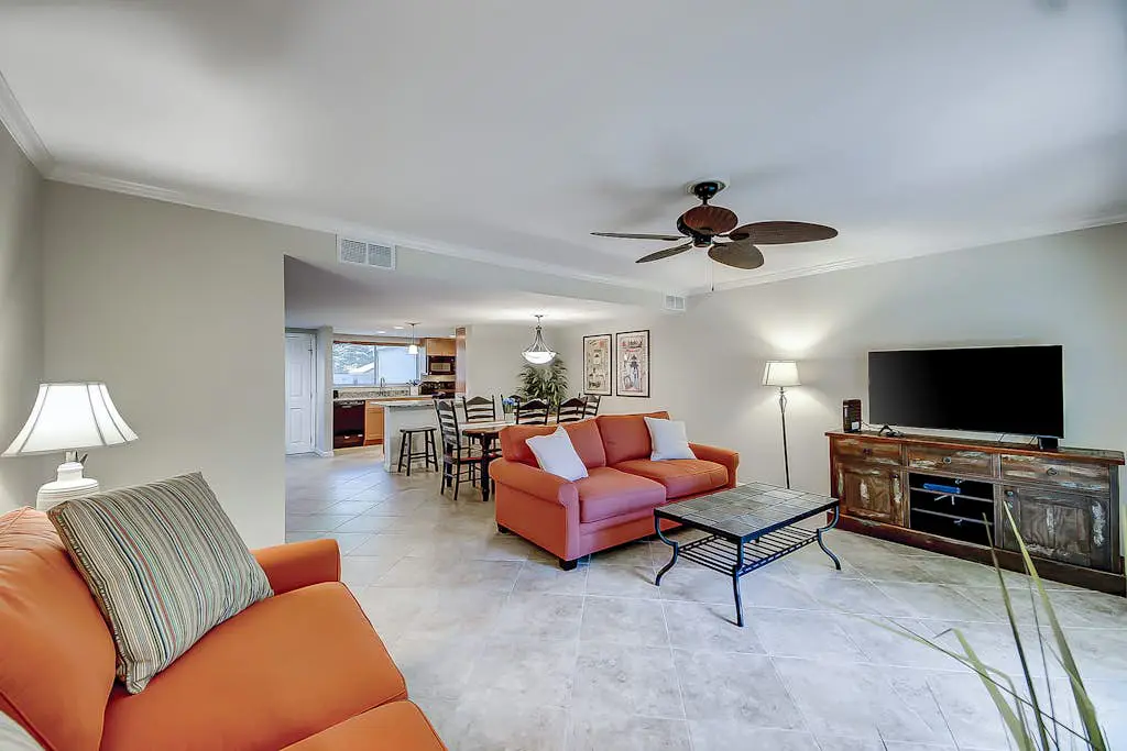 Dog-Friendly Condo w/ Fast WiFi, a Patio, & Shared Pool - Walk to the Beach