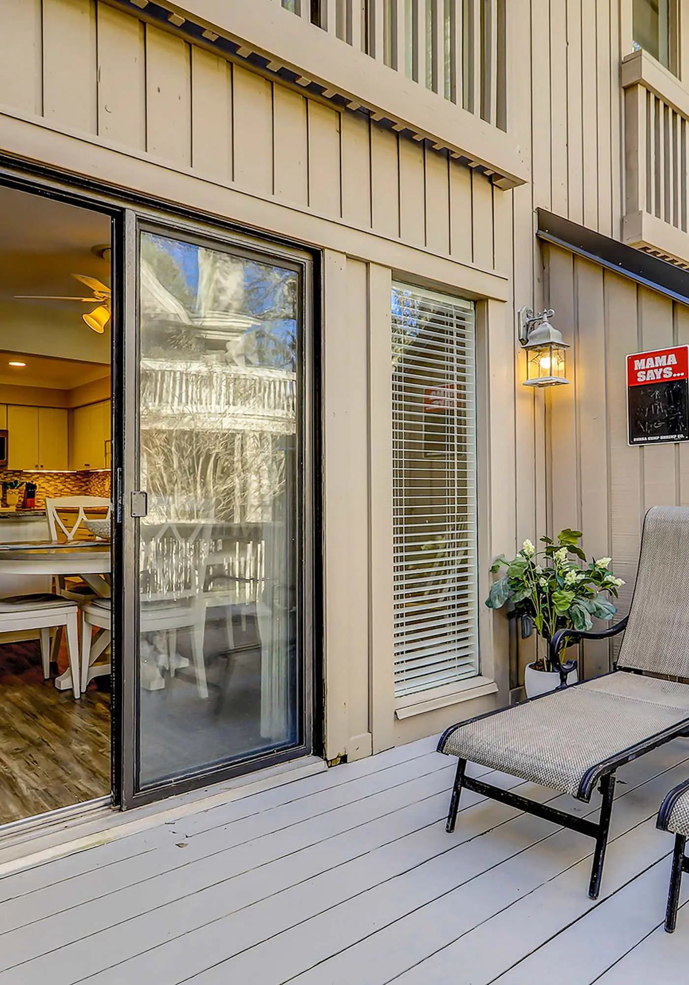 Relaxing First-Floor Condo | Spacious Deck + Remote Work Setup | Walk to Beach