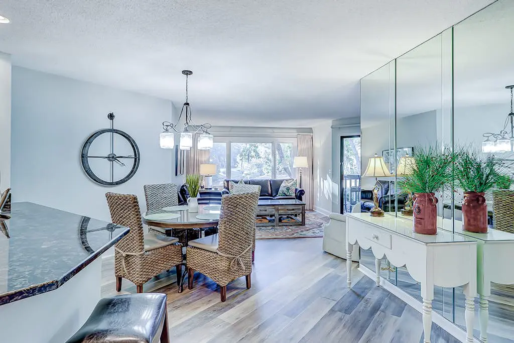Stylish Villa with Fast WiFi, Shared Pool, & Hot Tub - Mile from the Beach