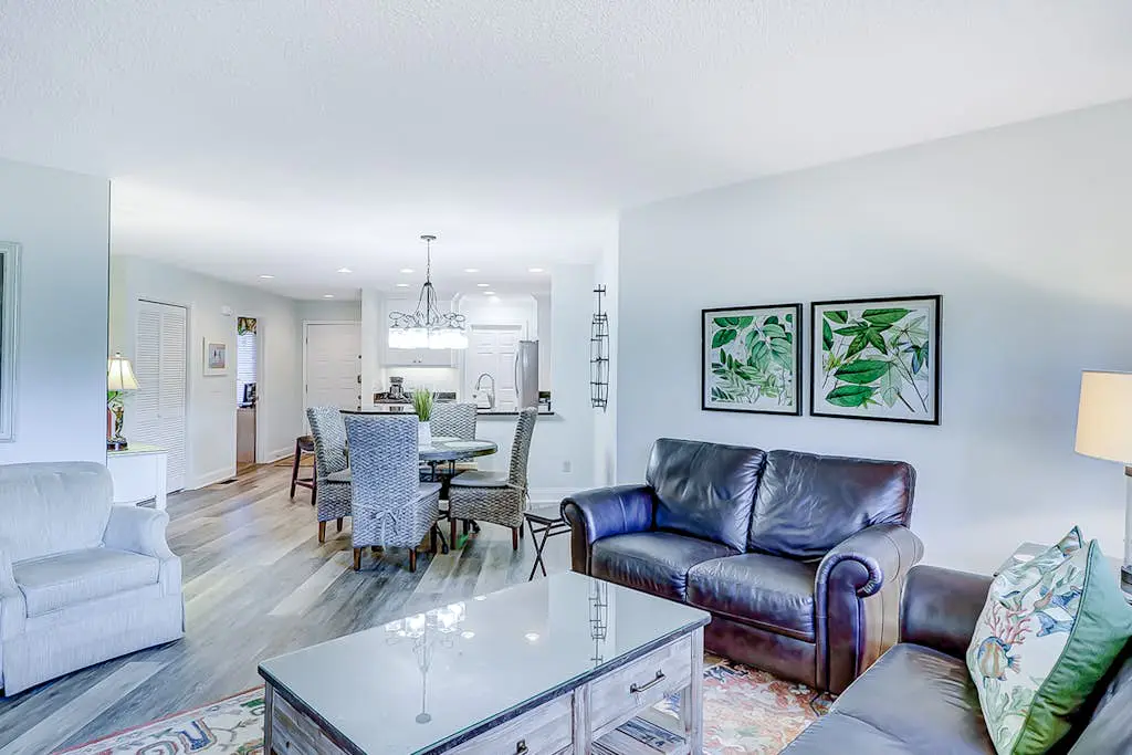 Stylish Villa with Fast WiFi, Shared Pool, & Hot Tub - Mile from the Beach
