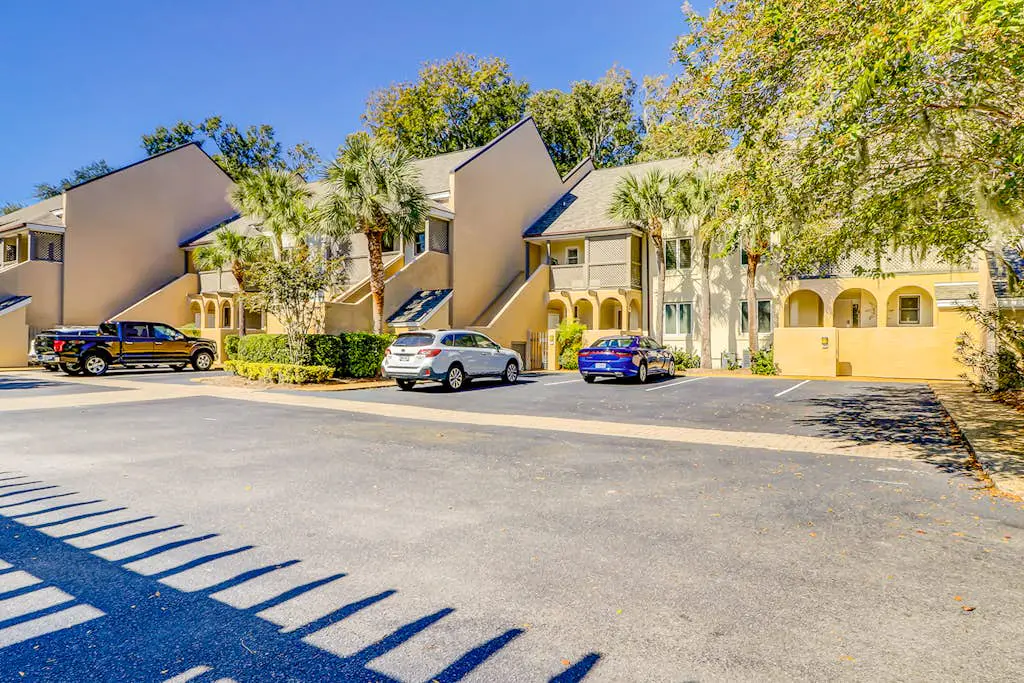 Stylish Villa with Fast WiFi, Shared Pool, & Hot Tub - Mile from the Beach