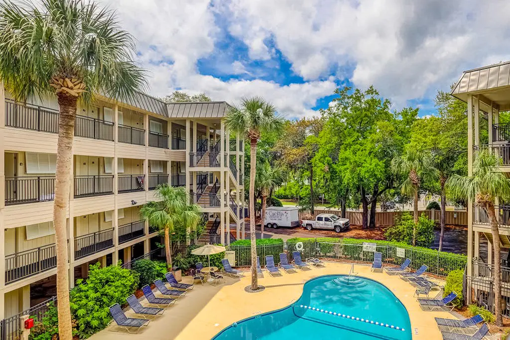 Oceanfront resort condo with WiFi, balcony, pool, grills, & beach access