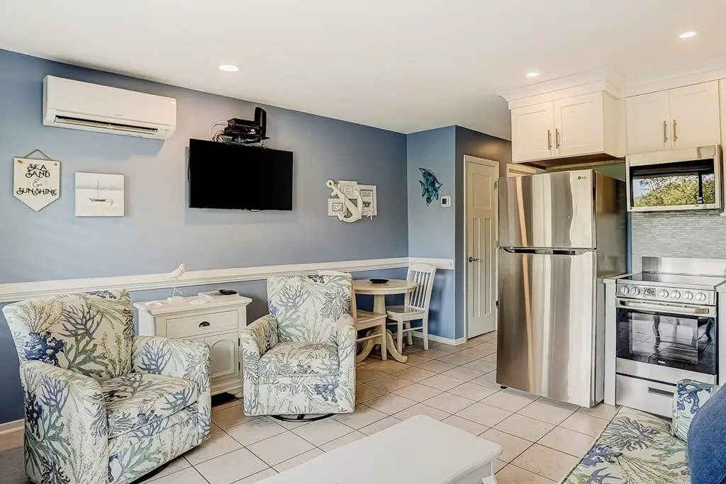 Oceanfront resort condo with WiFi, balcony, pool, grills, & beach access