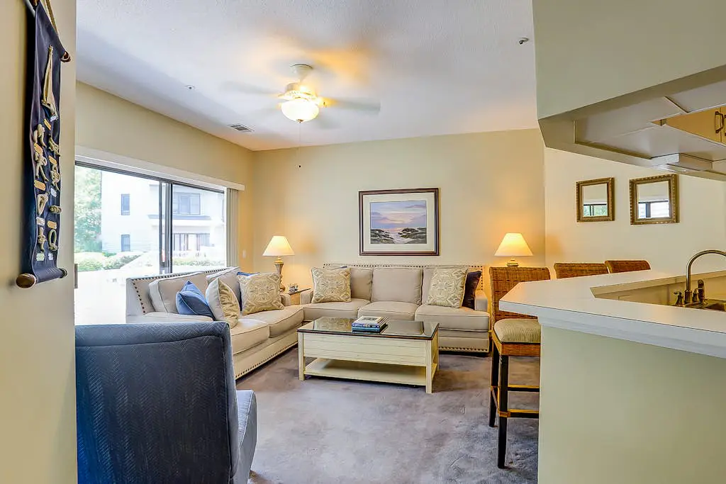 Dog-friendly island escape near the beach with pool, water view & WiFi