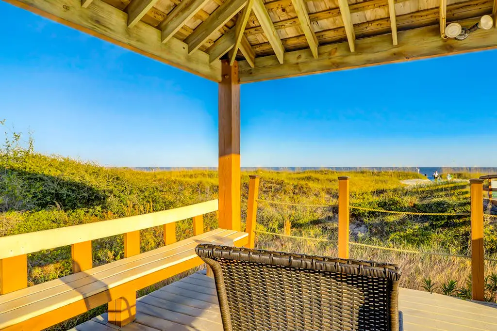 Top-floor condo with ocean views, on-site pools, beach access, & sports courts