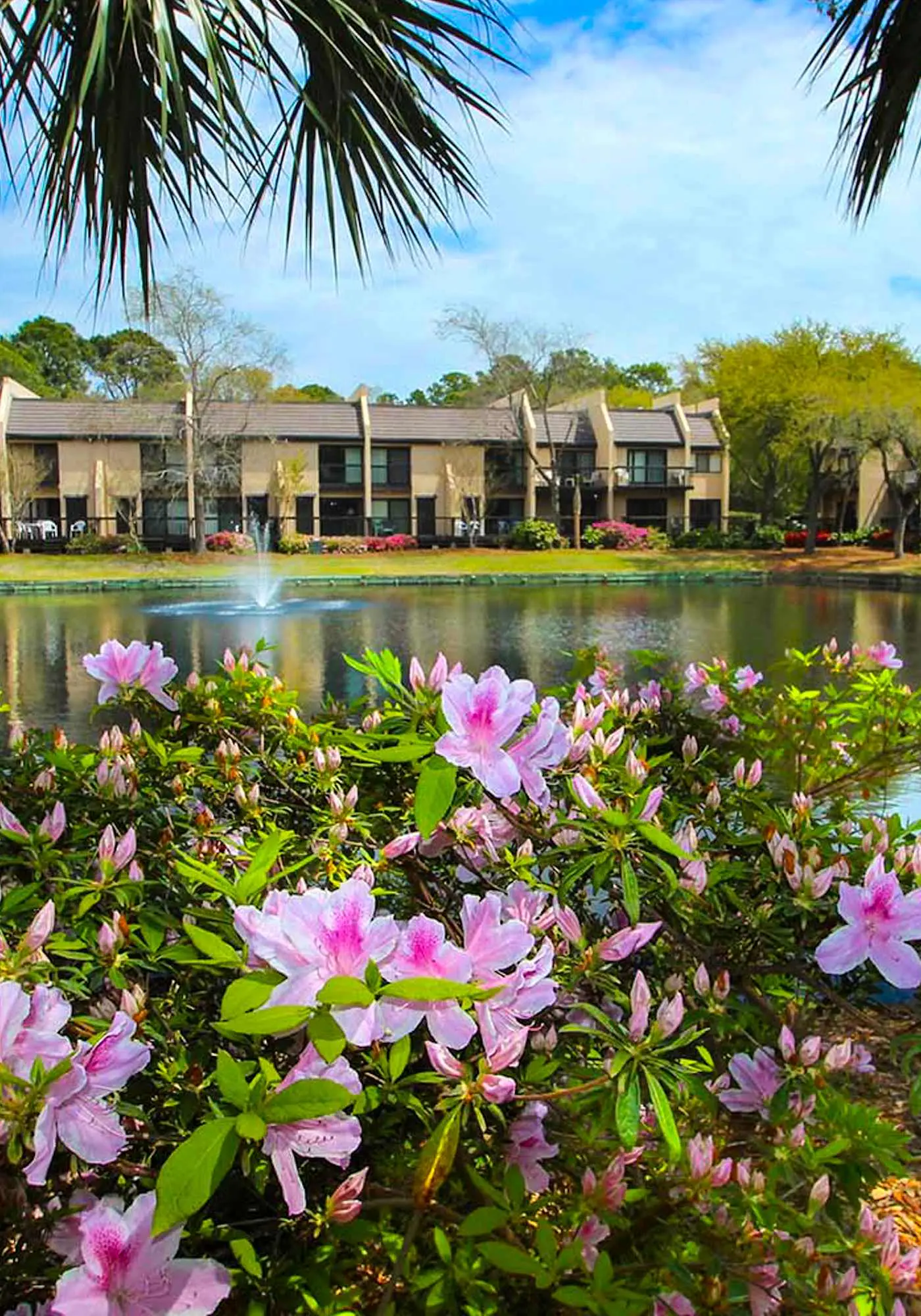 Top-floor condo with ocean views, on-site pools, beach access, & sports courts