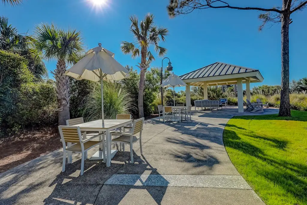 Modern condo with water views, central air-conditioning, shared pool, & hot tub