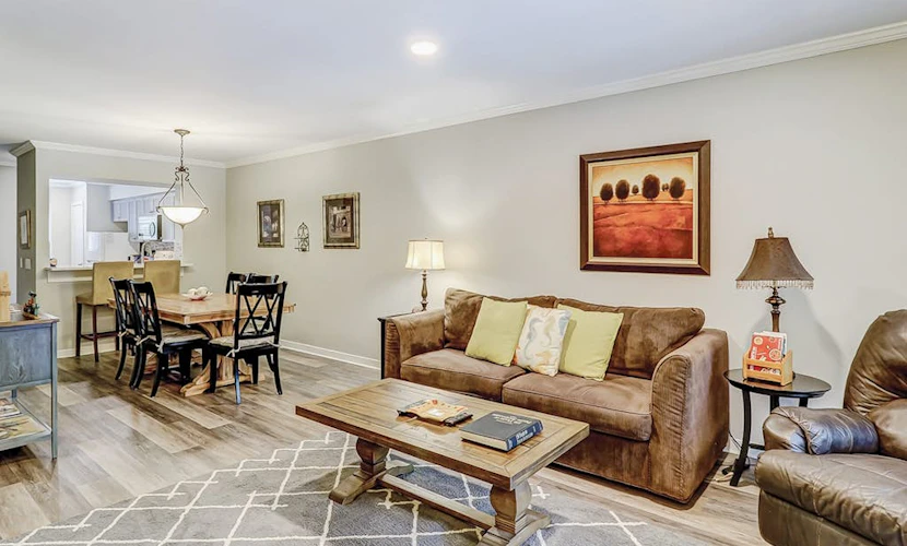 Well-appointed home with path to the beach, pool, private washer/dryer & AC