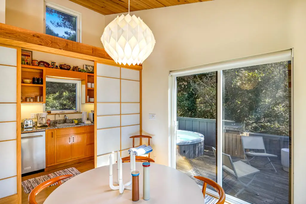 Madrone Cottage - Sea Ranch cottage with private hot tub in the redwoods, dogs welcome