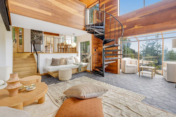 Stunning ocean view home with gourmet kitchen, luxe interior & large deck