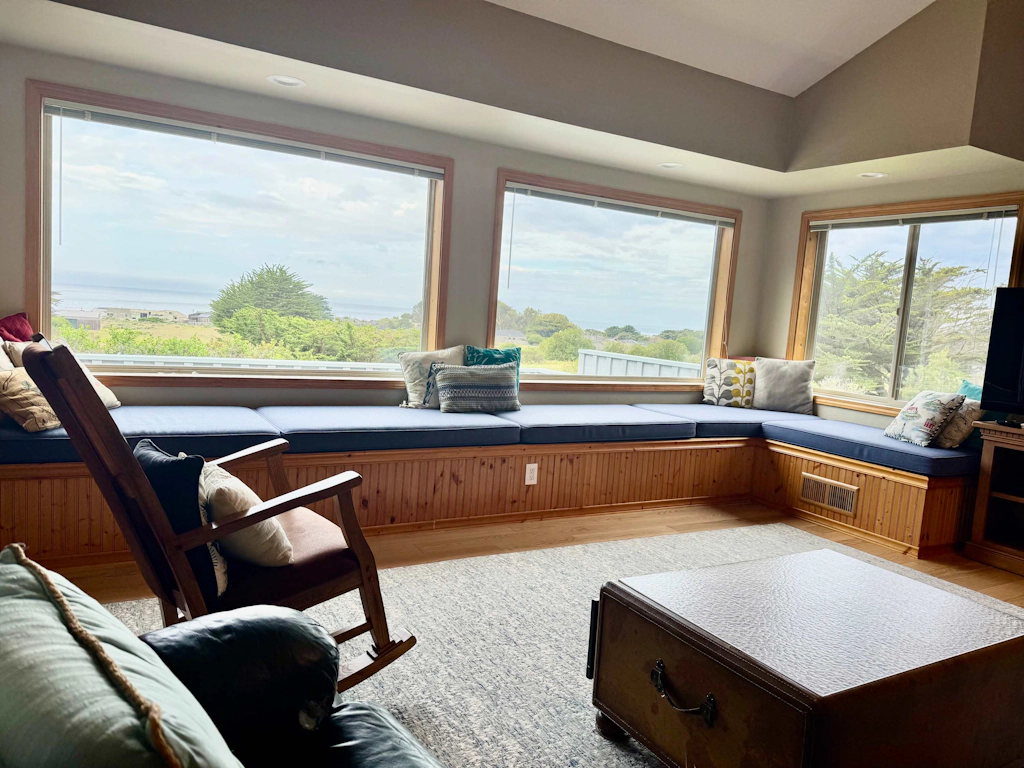 Eternal Equinox - Ocean view home with fireplace, deck, private hot tub & grill