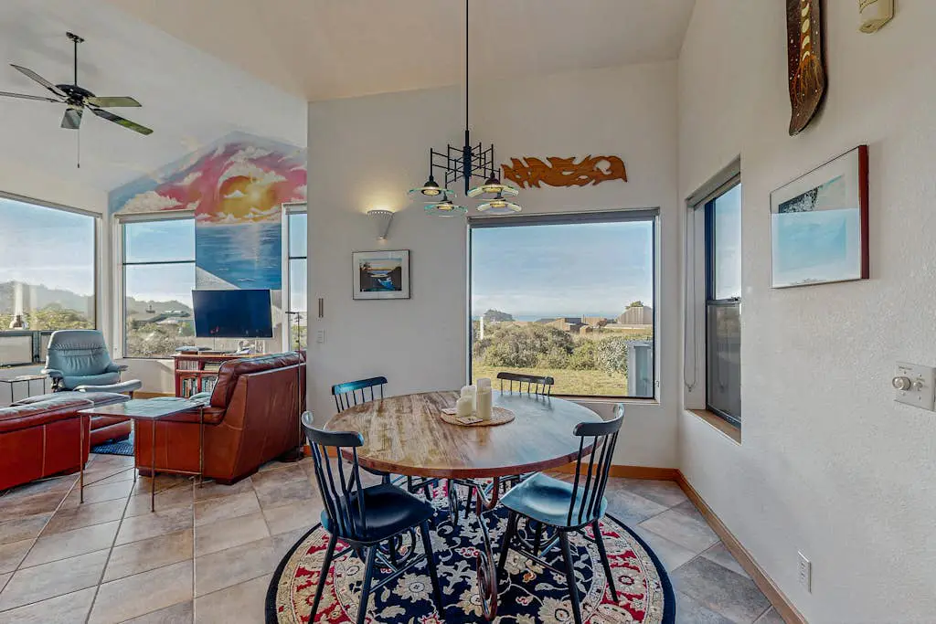 Sea Forever - Ocean-view Sea Ranch home with hot tub near Walk On Beach
