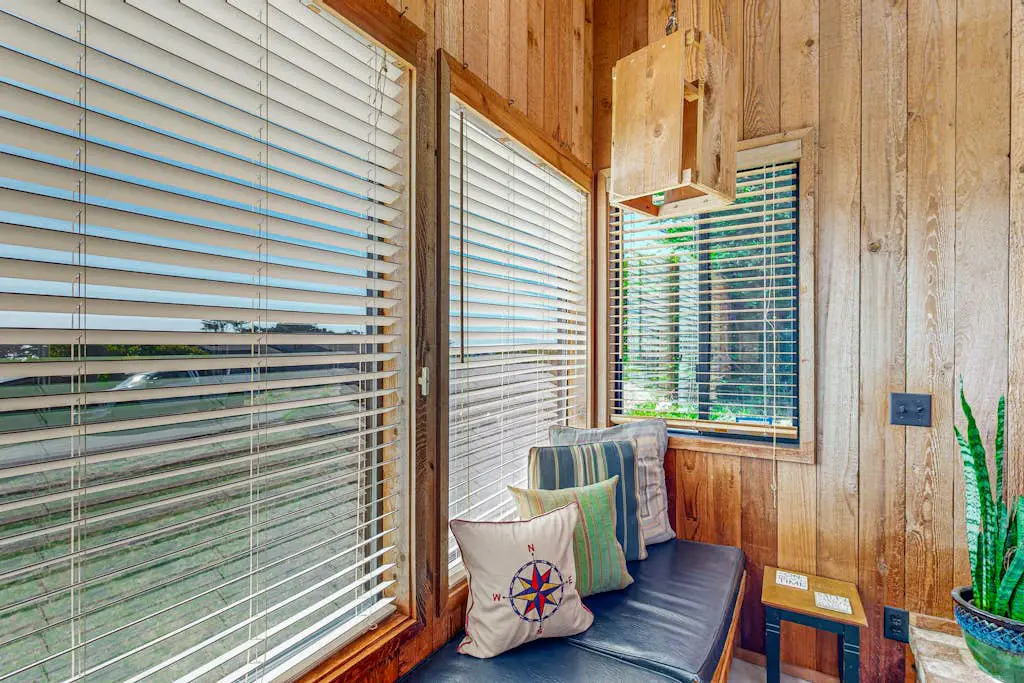 Clemons' Cottage - Ocean-view meadow home with deck & grill near Black Point, dogs welcome