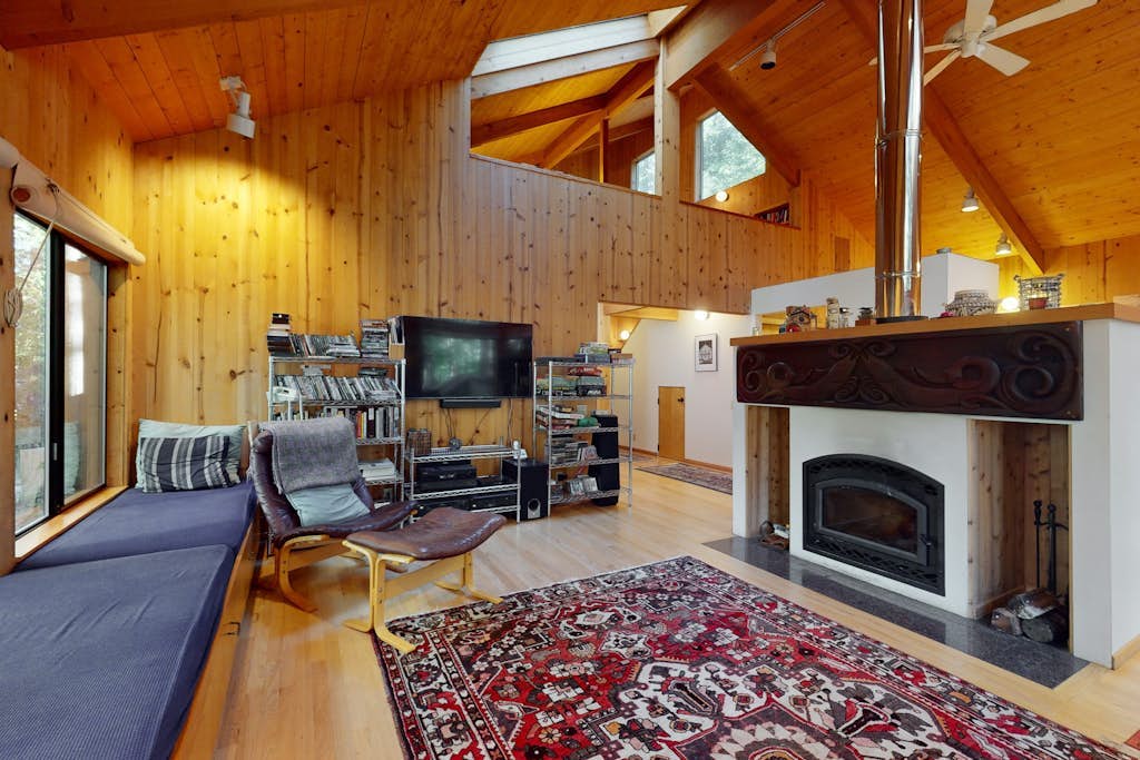 Charming Forest Lodge with Private Hot Tub, Sauna, Fireplace, & Shared Pool