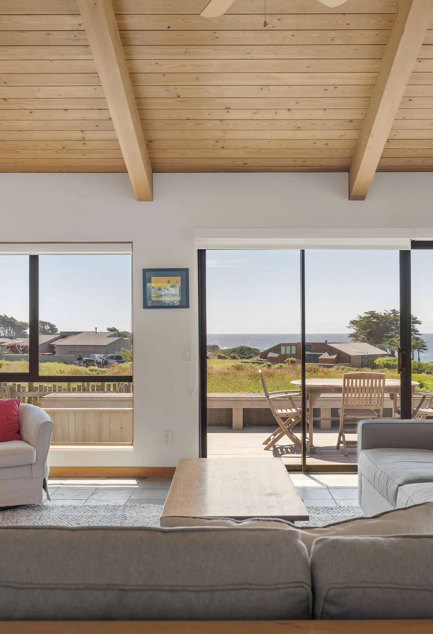 Blue Heron - Ocean-view home with private hot tub, EV charger & fireplace