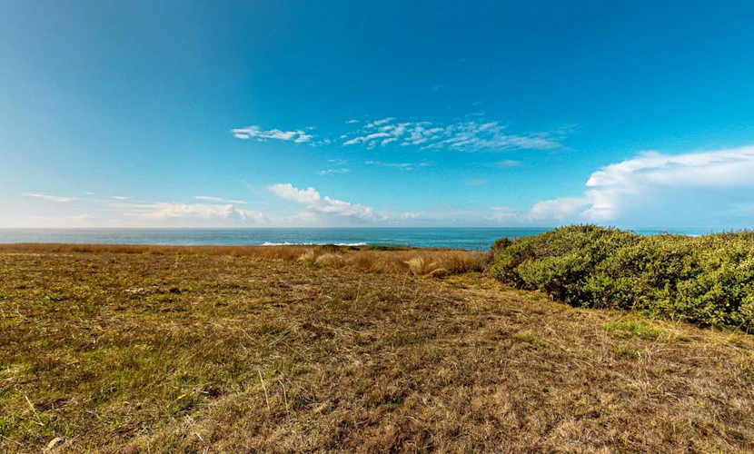 Wine Country getaway with breathtaking ocean views, wood stove, & deck