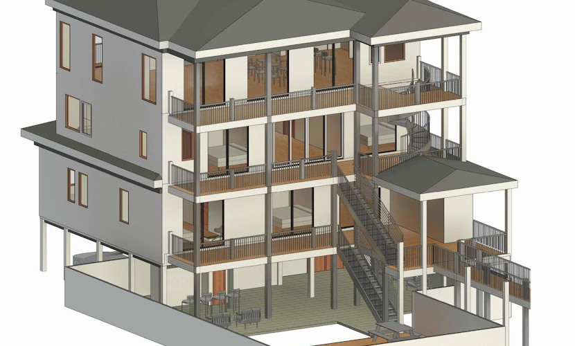 NTB3072 Topsail Sanctuary - Beautiful coastal home with multiple decks and close to beach access