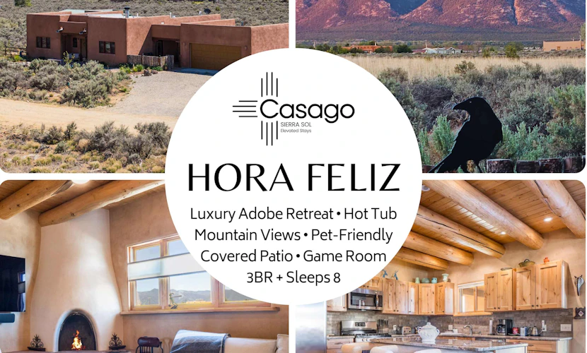 Southwestern home with hot tub, mountain views, & ping pong