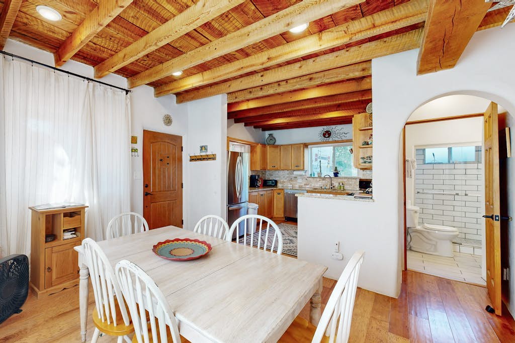 Renovated Modern Adobe Home | Outdoor Oasis & Steam Showers | Walk to Taos Plaza