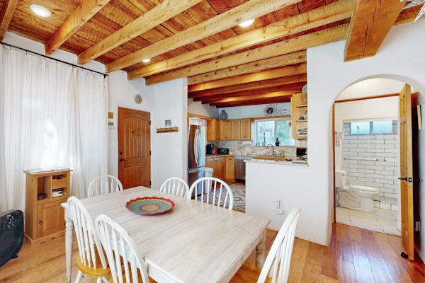 Renovated Modern Adobe Home | Outdoor Oasis & Steam Showers | Walk to Taos Plaza