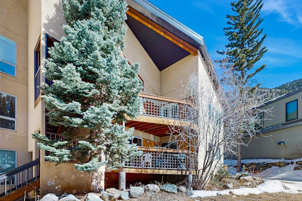 Comfortable ski-in / ski-out, creekside condo, with gas stove, soaking tub, WIFI