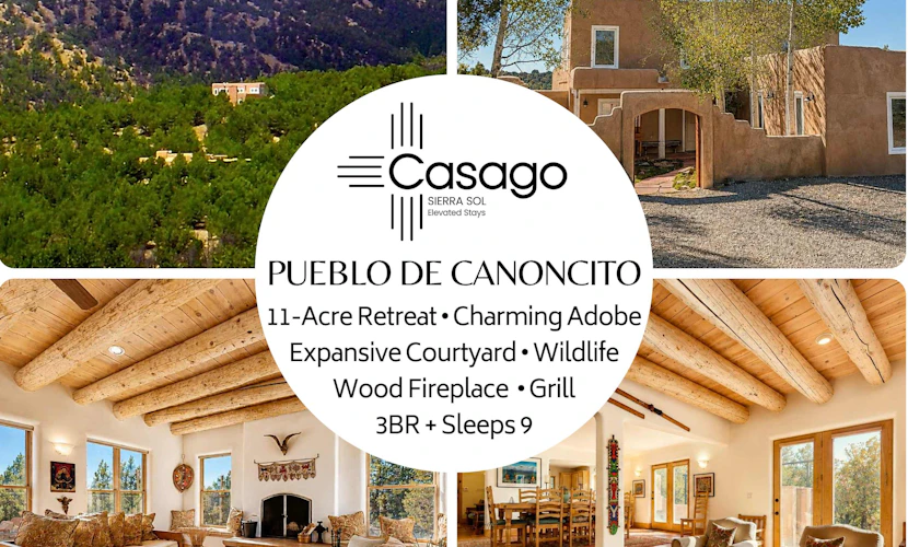 Dog-friendly home on 11 acres overlooking nt'l forest with fireplaces & patio
