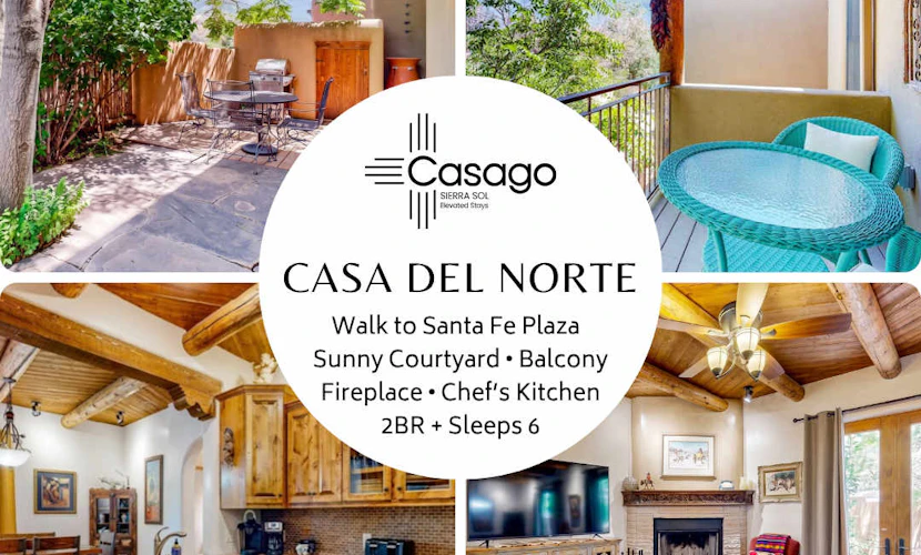 High-end gem with courtyard & patio - walk to plaza & near Santa Fe Ski Basin