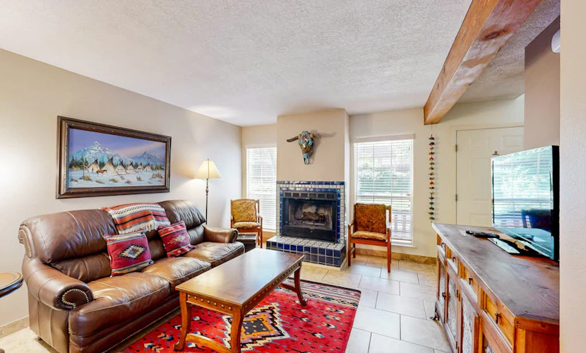 Quiet Condo w/ Private Yard & Balcony - 1 Block from Railyard