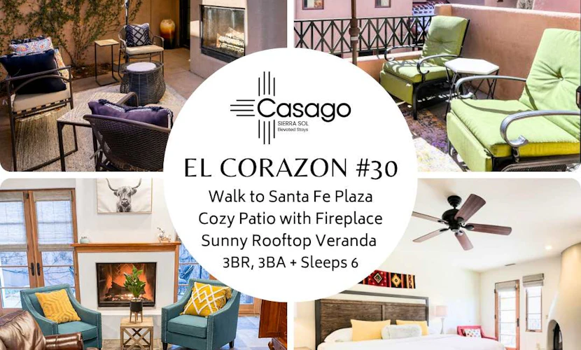 Gorgeous townhome with rooftop patio, courtyard, & fireplaces - walk everywhere