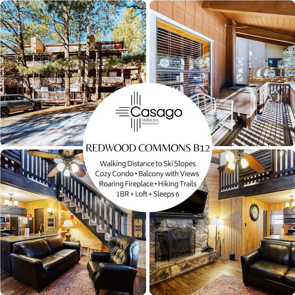 Redwood Commons B12 - Ski, Fireplace & Picnic Area
