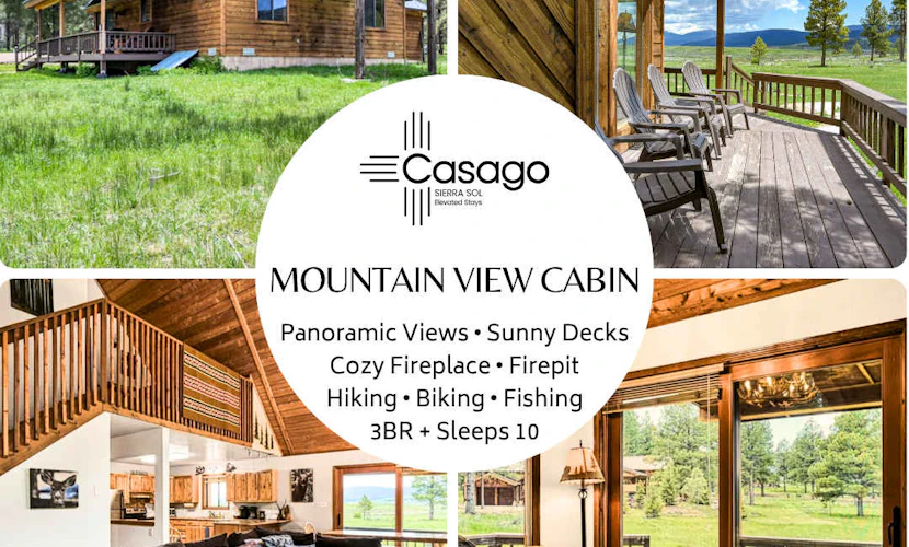 Mountain View Cabin w/ Free High-Speed WiFi, Wood-Burning Fireplace, & Firepit