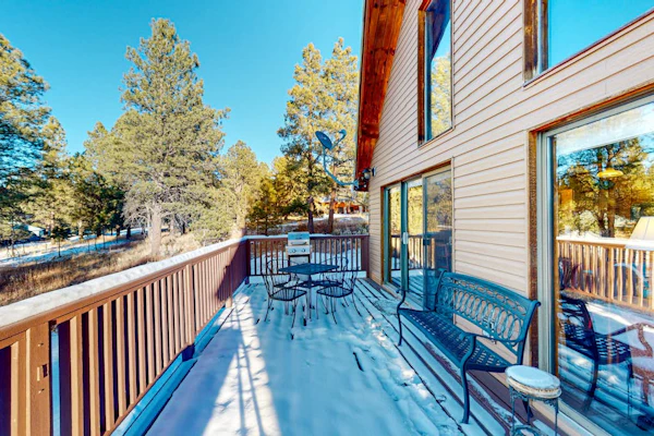 Enchanting dog-friendly cabin with large deck & fireplace - near skiing & golf
