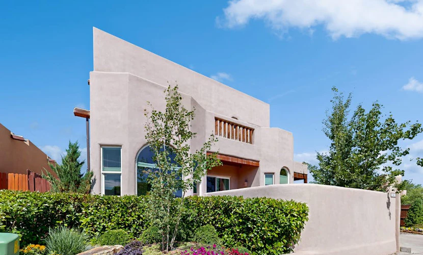 Modern Adobe Home w/ Mountain-View Balcony, Short Drive Downtown