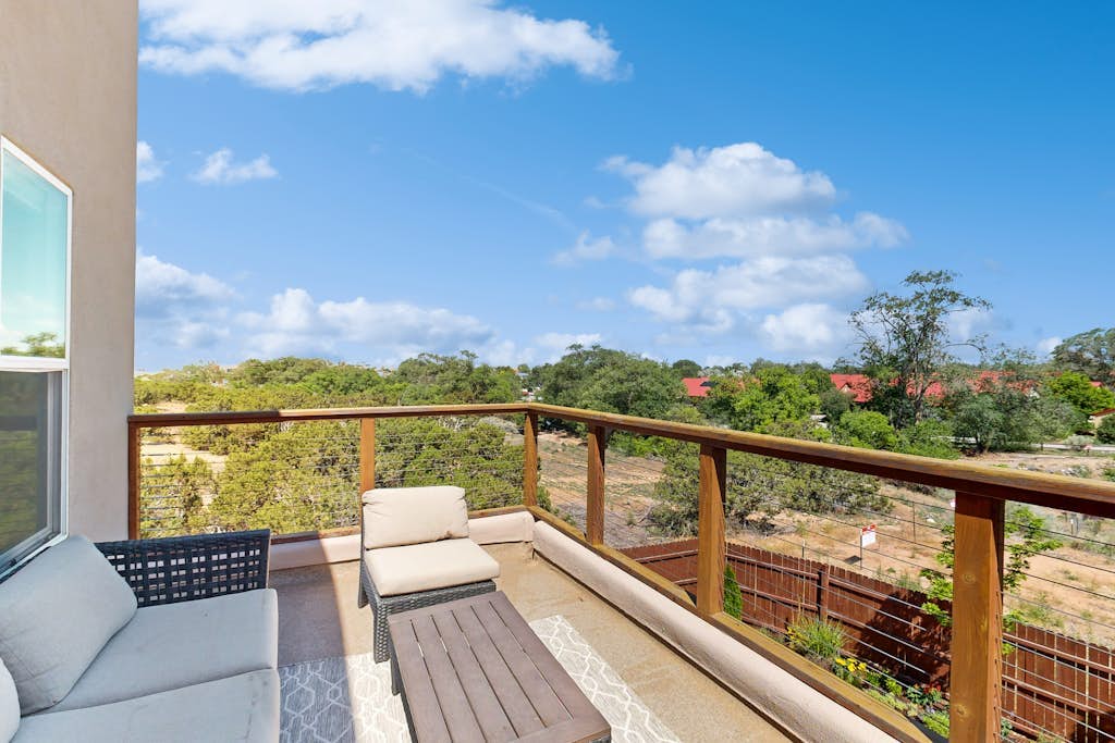 Modern Adobe Home w/ Mountain-View Balcony, Short Drive Downtown