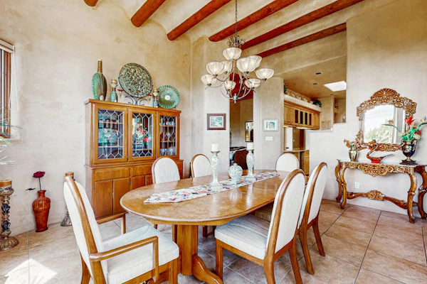 Mountain-view magic - large home office, chef’s kitchen, wraparound patio