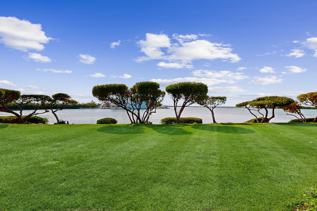 Restful waterfront townhome with deck, great water views & washer/dryer