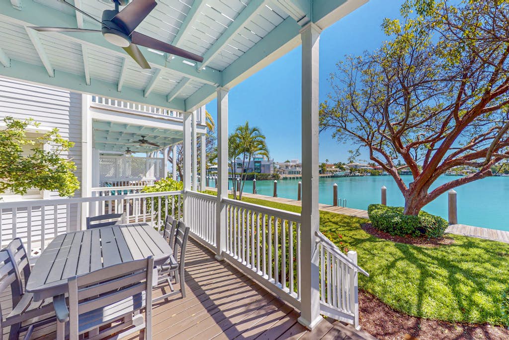 Waterfront escape with stunning views, private balconies, near attractions