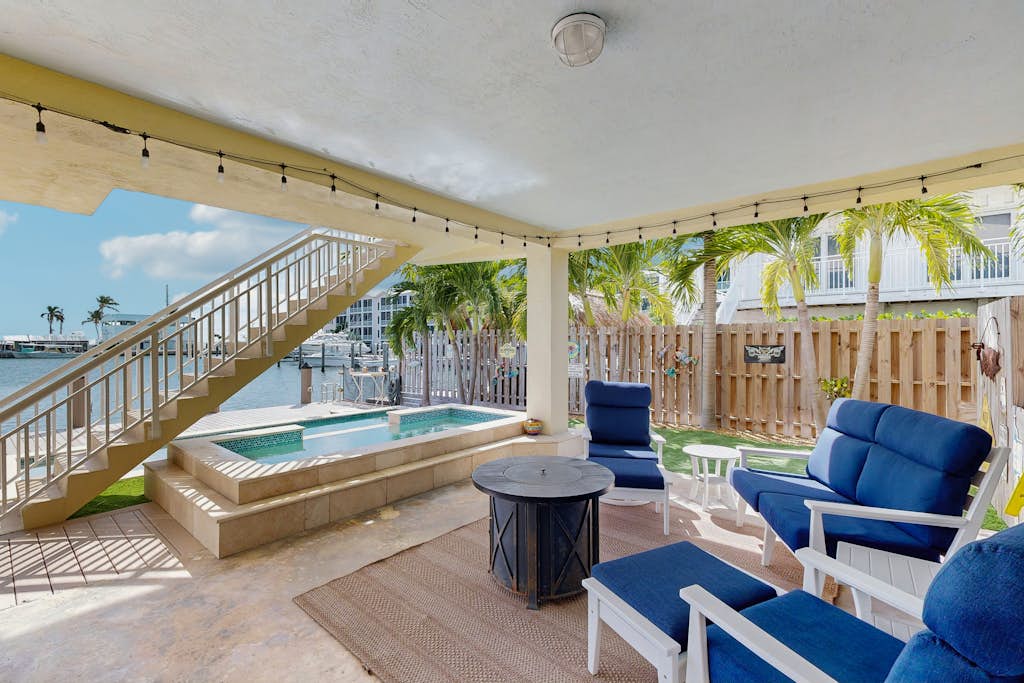 Waterfront Escape Featuring Private Pool, Hot Tub & 50 ft. Boat Dock