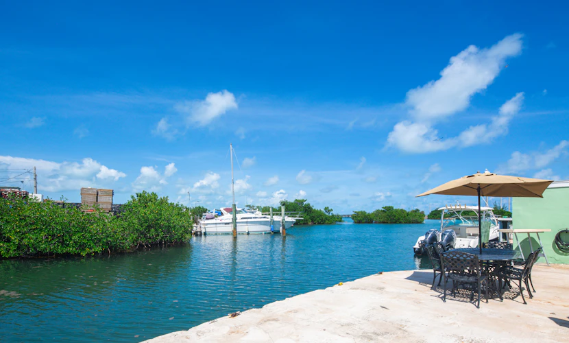 Waterfront & snowbird-friendly studio with dock & quick open water access