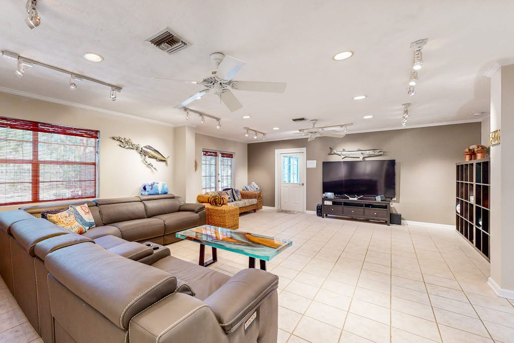 Single-level home with a private pool, enclosed yard - two dogs OK