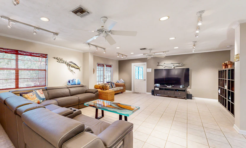 Single-level home with a private pool, enclosed yard - two dogs OK