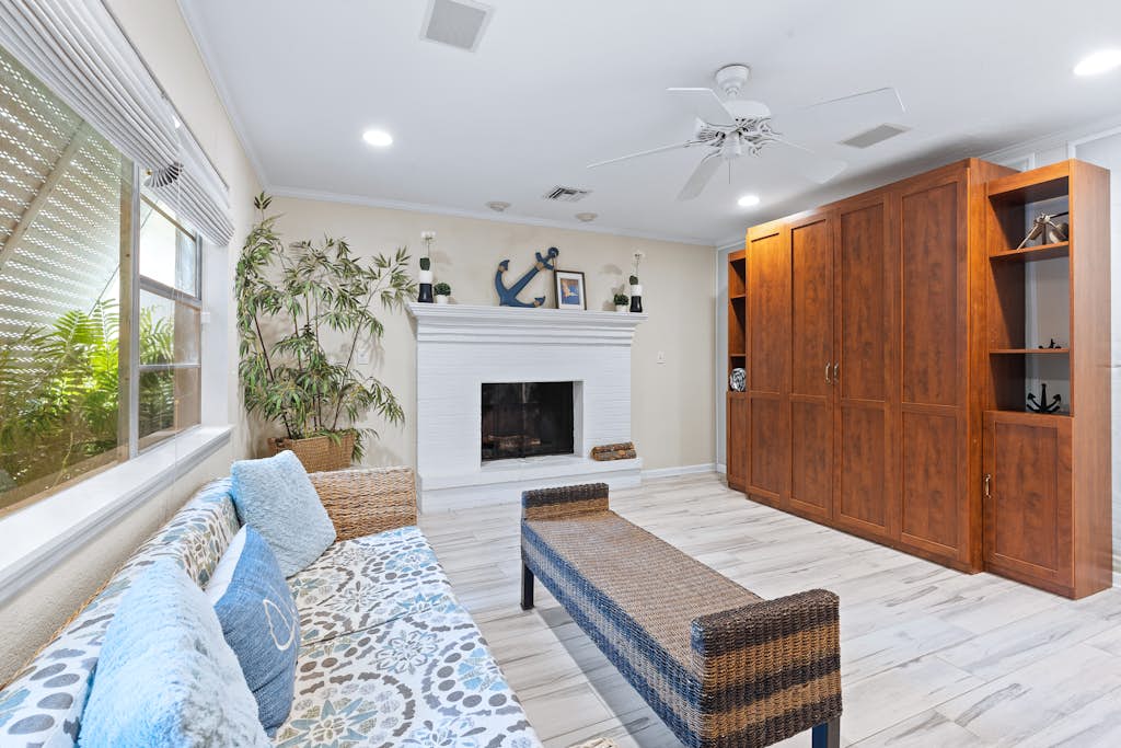 Single-level home with a private pool, enclosed yard - two dogs OK